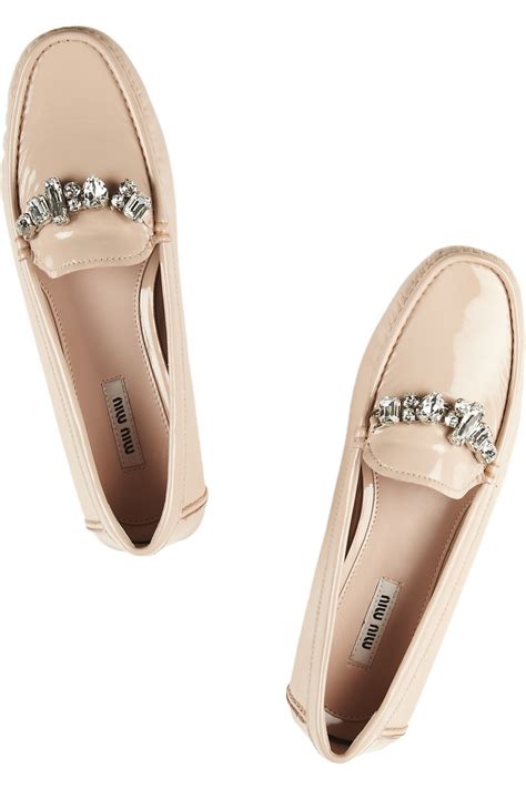 miu miu driving shoes|women's miu michu shoes.